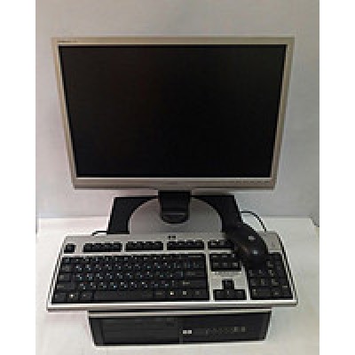 Комплект б/у Комплект: системный блок, монитор, мышь и клавиатура.